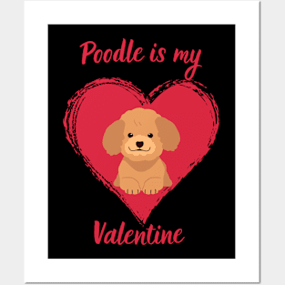 Poodle Valentine Posters and Art